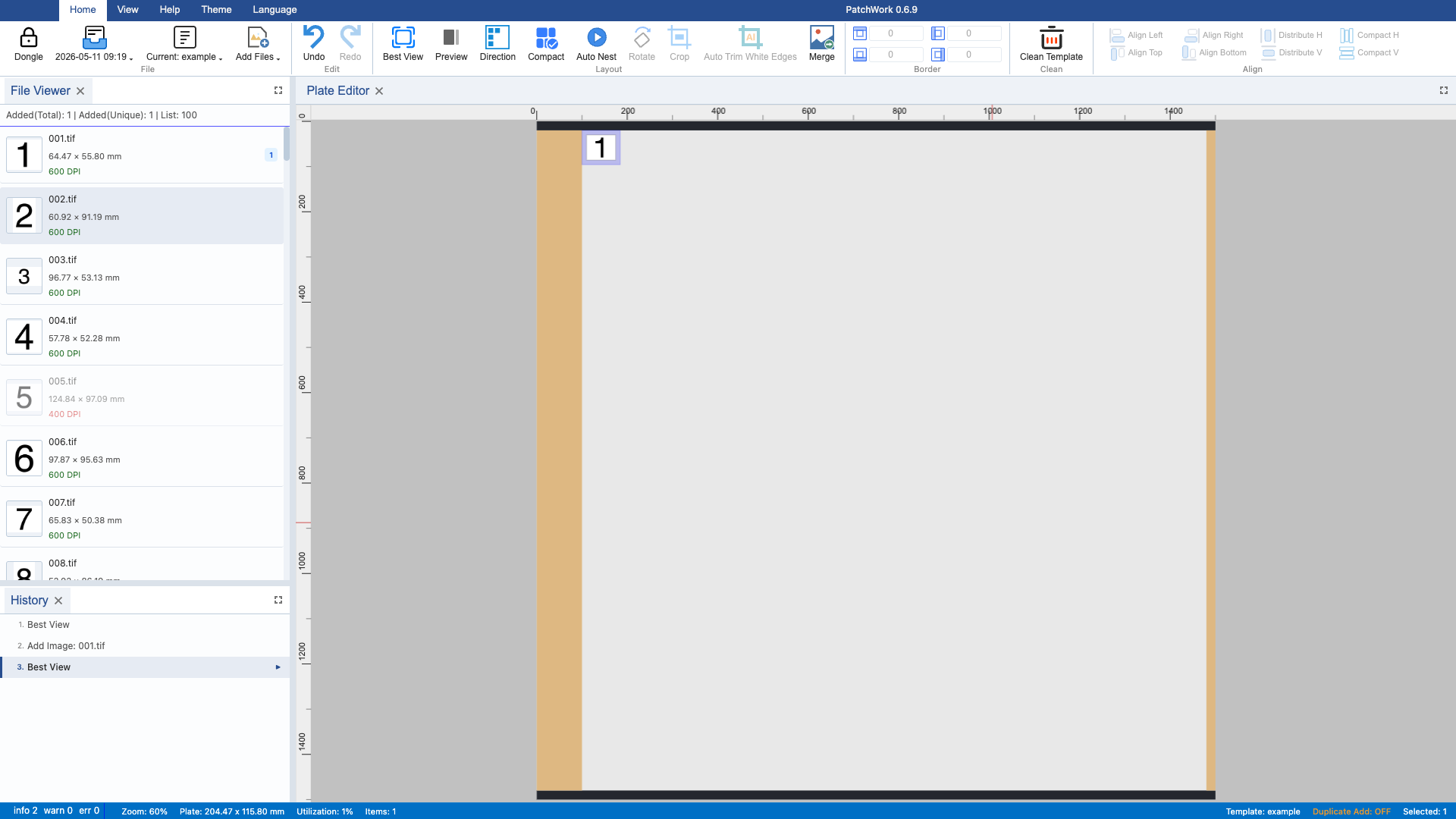 Undo Crop Operations