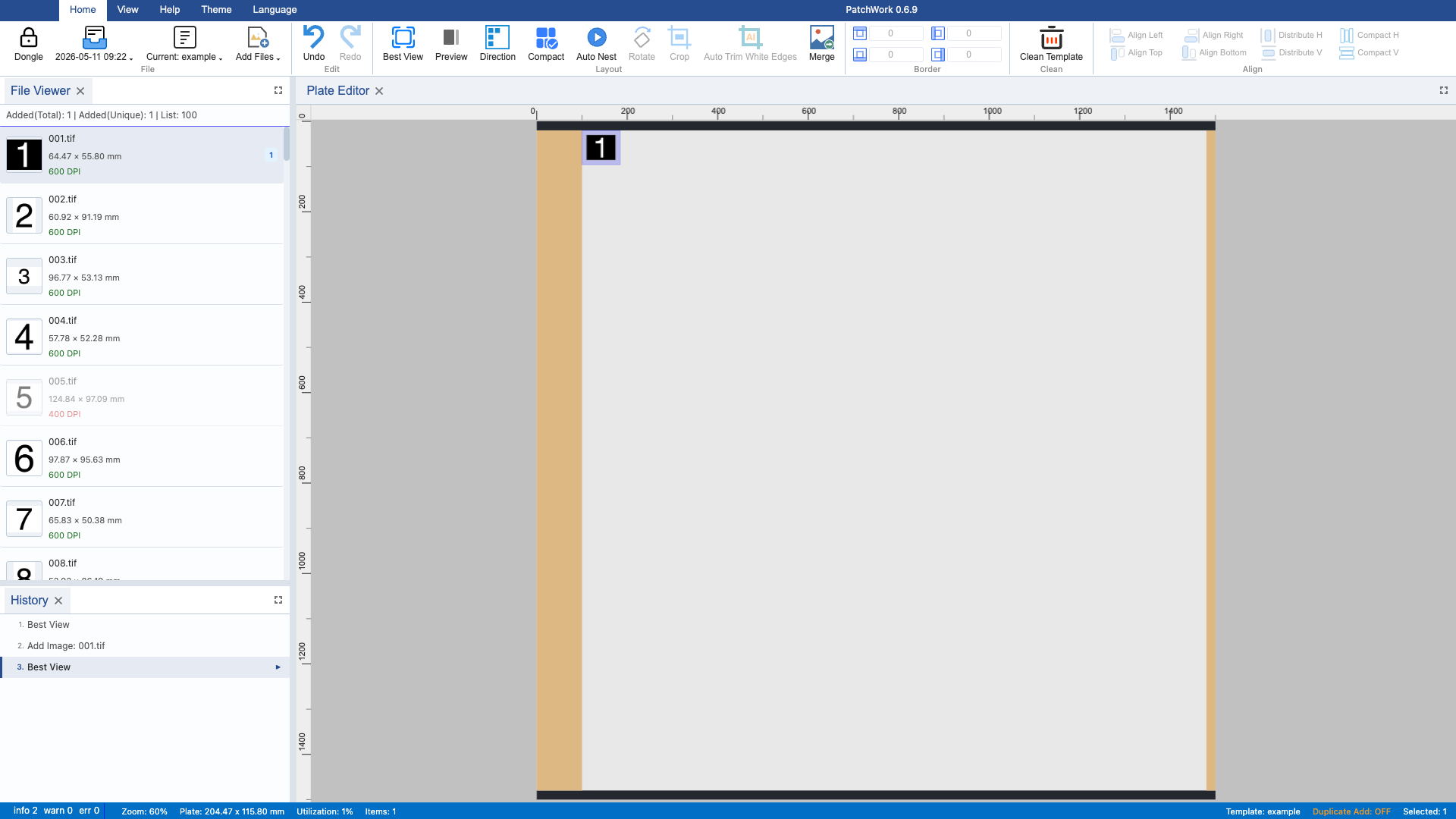 Add to Plate & Preview